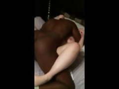 BBC fuck horny moaning BBW with final creampie