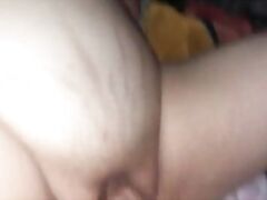 4 fingers in her chubby cunt