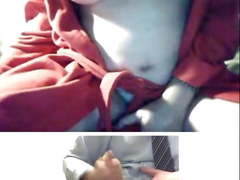 I Self Sucking my dick in skype 5