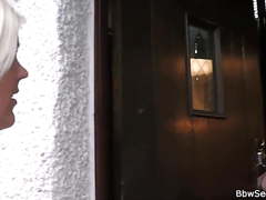 Husband cheating with hot blonde BBW