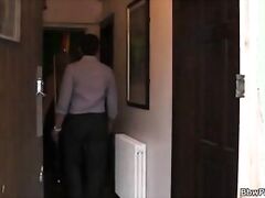 Stranger bangs lovely BBW in nylons