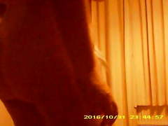 Halloween strip - no horror for curvy mature wife