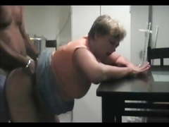 Fat mature mom gets interracial