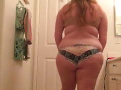 My chubby niece showing her tits and ass